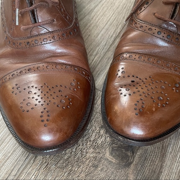 BRUNO MAGLI Milford Brown Leather Oxfords | 9 - Picture 4 of 9